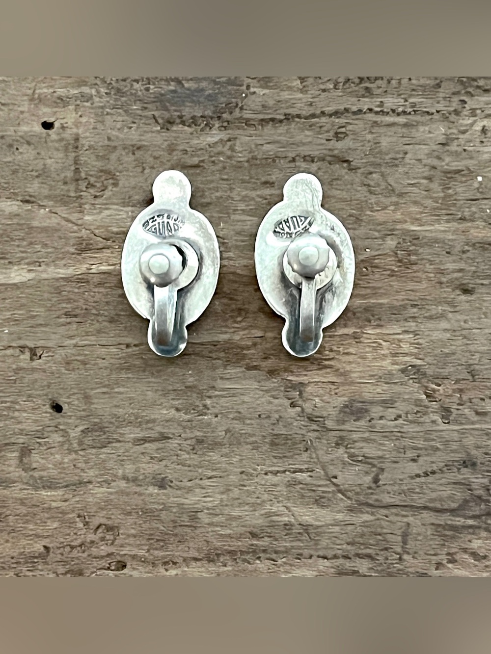 Vintage Mexican Sterling Silver Earrings 925 Guadalajara Screw Back - Picture 6 of 9